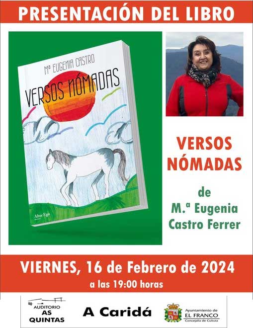 Presentación del libro “Versos Nómadas” de Mª Eugenia Castro Ferrer