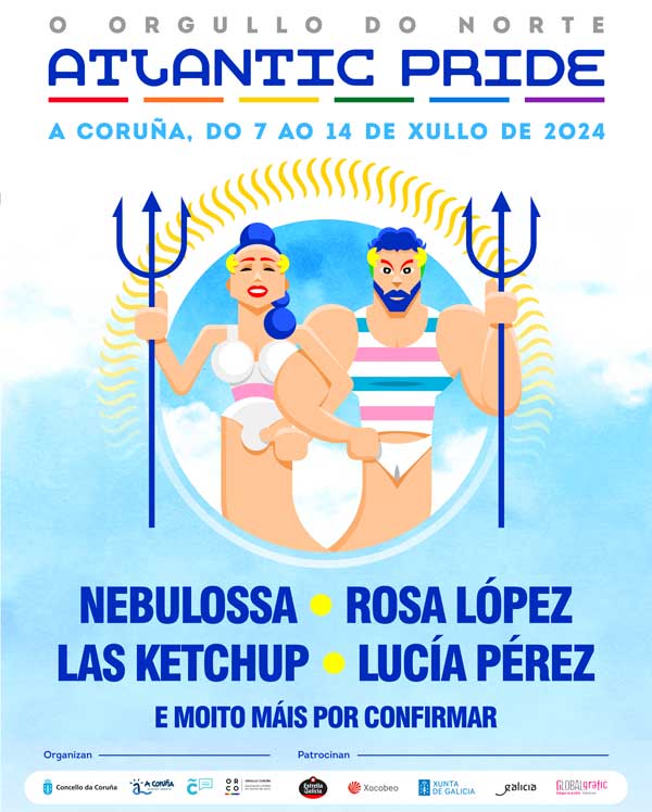Nebulossa, Rosa López, Las Ketchup e Lucía Pérez, primeiras confirmacións do Atlantic Pride 2024