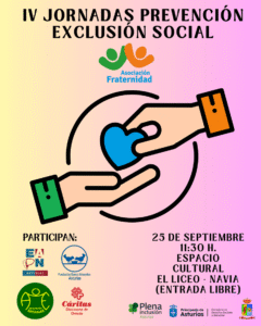 Cartel Cuadrado IV Jornadas Exclusion Social