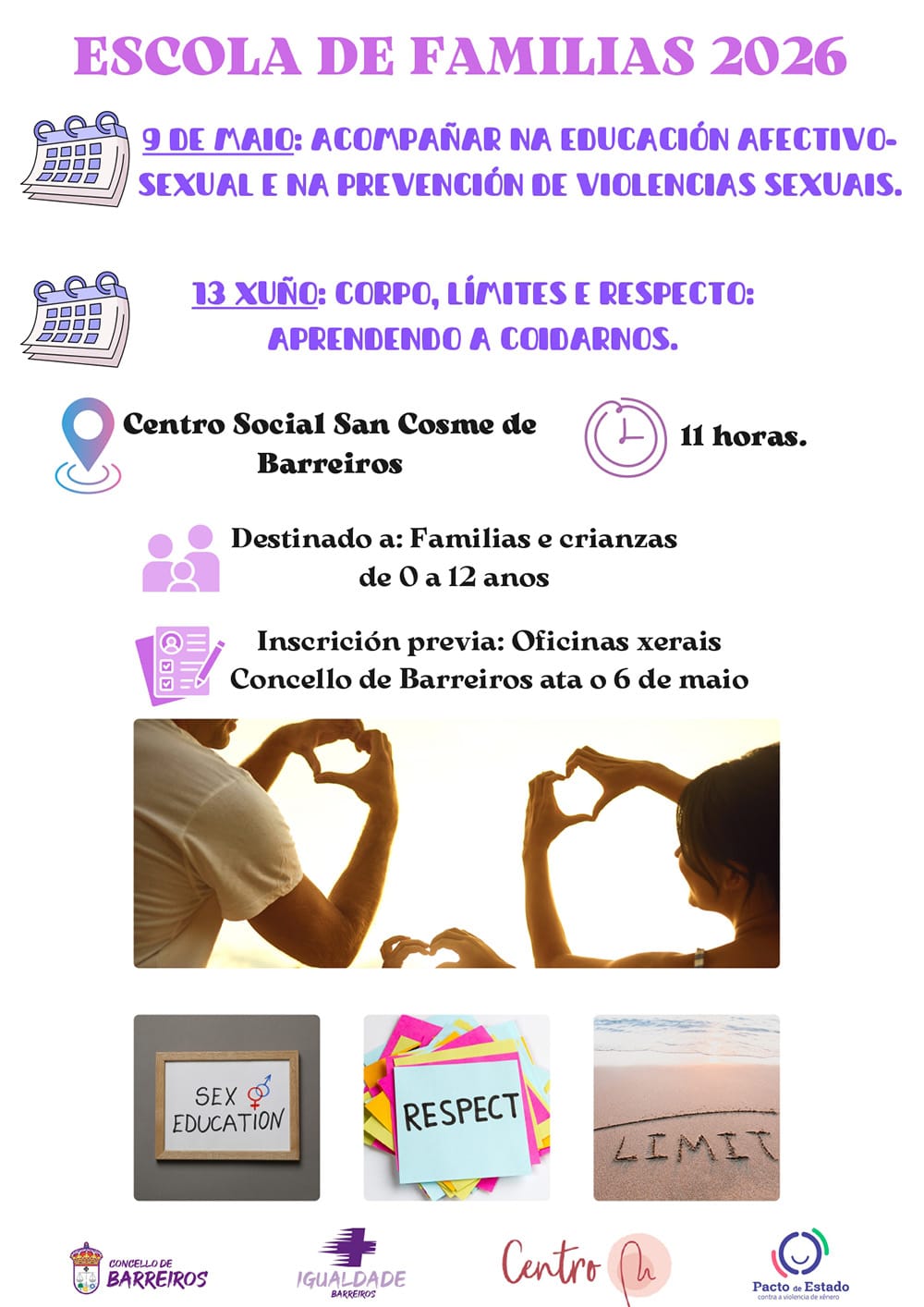 Folleto Escola de Familias 2026