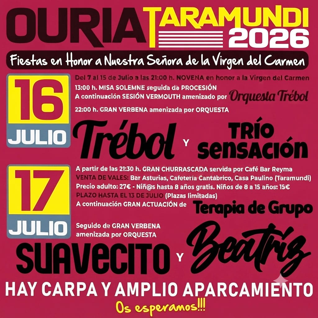 Ouria (Taramundi) celebra sus fiestas en honor a la Virgen del Carmen 1 Gemini Generated Image 50ps8p50ps8p50ps