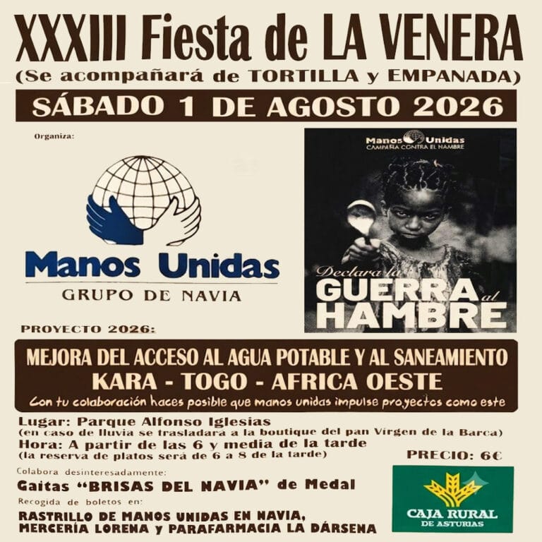 XXXIII Fiesta de la Venera: Solidaridad en Navia 2 XXXIII Fiesta de la Venera: Solidaridad en Navia