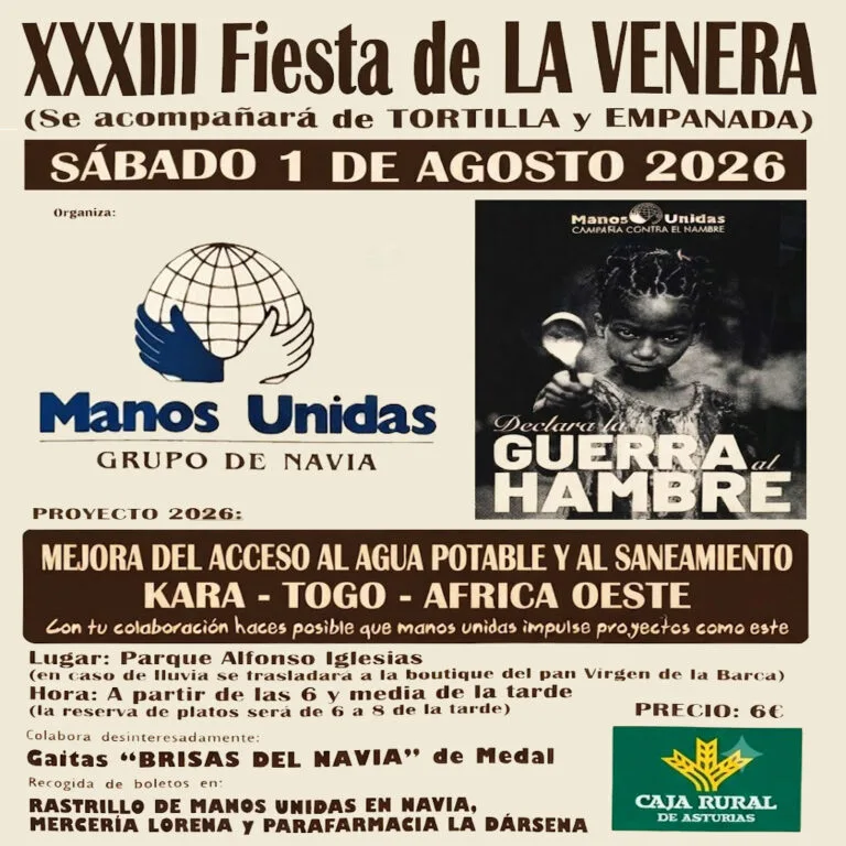 XXXIII Fiesta de la Venera: Solidaridad en Navia